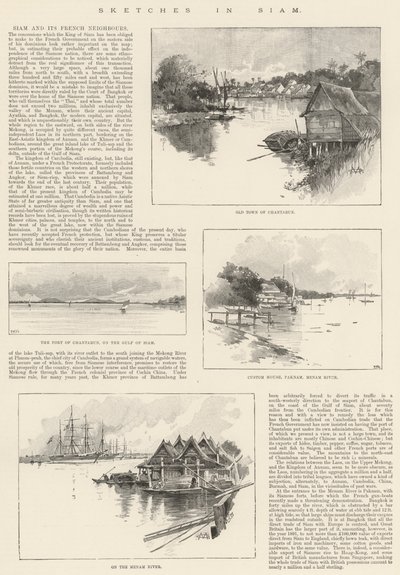Schetsen in Siam door Charles Auguste Loye